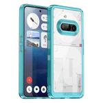 For Nothing Phone 3a Colorful Series Acrylic Hybrid TPU Phone Case(Transparent Blue)