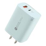 AR-PD12 65W QC3.0 USB and USB-C / Type-C PD Quick Charger, US Plug(Green)