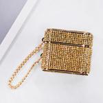 For AirPods 3 Cylindrical Diamond Bluetooth Earphone Protective Case(Gold)