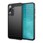 For Samsung Galaxy F56 5G Carbon Fiber Brushed Texture TPU Phone Case(Black)