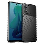 For Motorola Moto G 5G 2024 Thunderbolt Shockproof Soft TPU Phone Case(Black)