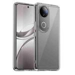 For vivo V50 Colorful Series Acrylic Hybrid TPU Phone Case(Transparent)