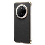 For Huawei Mate 70 Denior A20 Genuine Leather Litchi Texture MagSafe Frameless Phone Case(Black)
