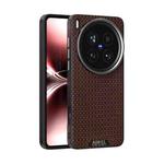 For vivo X200 Ultra ABEEL Ruyi Pattern 6D Micro Relief MagSafe Leather Phone Case(Brown)