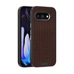 For Google Pixel 9a ABEEL Ruyi Pattern 6D Micro Relief MagSafe Leather Phone Case(Brown)