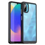For Samsung Galaxy F06 5G Colorful Series Acrylic Hybrid TPU Phone Case(Black)