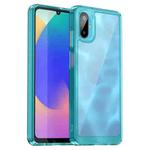 For Samsung Galaxy F06 5G Colorful Series Acrylic Hybrid TPU Phone Case(Transparent Blue)