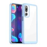 For Samsung Galaxy F36 5G Colorful Series Acrylic Hybrid TPU Phone Case(Blue)