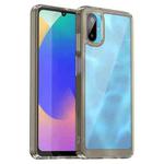 For Samsung Galaxy M06 5G Colorful Series Acrylic Hybrid TPU Phone Case(Transparent Grey)