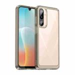 For Samsung Galaxy M16 5G Colorful Series Acrylic Hybrid TPU Phone Case(Transparent Grey)