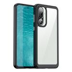 For Samsung Galaxy M56 5G Colorful Series Acrylic Hybrid TPU Phone Case(Black)