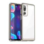 For Samsung Galaxy M36 5G Colorful Series Acrylic Hybrid TPU Phone Case(Transparent Grey)