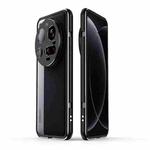 For Xiaomi 15 Ultra Aurora Series Lens Protector + Metal Frame Phone Case(Black Silver)