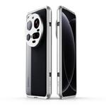 For Xiaomi 15 Ultra Aurora Series Lens Protector + Metal Frame Phone Case(Silver)