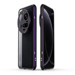 For Xiaomi 15 Ultra Aurora Series Lens Protector + Metal Frame Phone Case(Black Purple)