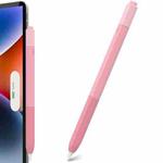 For Apple Pencil 2 / Pro LC05 Anti-roll Silicone Protective Stylus Pen Case(Gradient Pink)