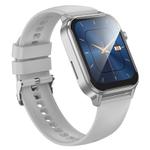 hoco Y26 1.81 inch Screen IPX4 Waterproof Smart Sports Watch, Call Version(Silver)