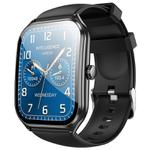 hoco Y28 1.96 inch AMOLED Screen IP67 Waterproof Smart Sports Watch, Call Version(Black)