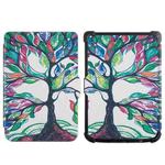 For Pocketbook B606 628 633 632 627 616 Painting TPU Leather Smart Tablet Case(Lucky Tree)