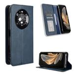 For Fossibot F109 Magnetic Buckle Retro Texture Leather Phone Case(Blue)
