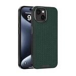 For iPhone 15 Plus ABEEL Ruyi Pattern 6D Micro Relief MagSafe Leather Phone Case(Green)