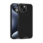 For iPhone 14 Plus ABEEL Ruyi Pattern 6D Micro Relief MagSafe Leather Phone Case(Black)