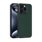 For iPhone 13 Pro ABEEL Ruyi Pattern 6D Micro Relief MagSafe Leather Phone Case(Green)