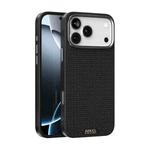 For iPhone 17 Pro Max ABEEL Ruyi Pattern 6D Micro Relief MagSafe Leather Phone Case(Black)