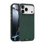 For iPhone 17 Pro Max ABEEL Ruyi Pattern 6D Micro Relief MagSafe Leather Phone Case(Green)