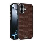 For iPhone 17 ABEEL Ruyi Pattern 6D Micro Relief MagSafe Leather Phone Case(Brown)