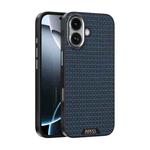 For iPhone 17 ABEEL Ruyi Pattern 6D Micro Relief MagSafe Leather Phone Case(Blue)