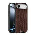 For iPhone 17 Air ABEEL Ruyi Pattern 6D Micro Relief MagSafe Leather Phone Case(Brown)