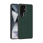 For Samsung Galaxy S25 Ultra 5G ABEEL Ruyi Pattern 6D Micro Relief MagSafe Leather Phone Case(Green)