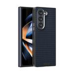 For Samsung Galaxy Z Fold5 5G ABEEL Ruyi Pattern 6D Micro Relief MagSafe Leather Phone Case(Blue)