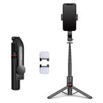 Lenovo Thinkplus H11L Premium Edition Aluminum Alloy Bluetooth Selfie Stick with Dual Fill Lights, 1.1m(Black)