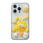 For iPhone 12 Pro Epoxy Acrylic Hybrid TPU Phone Case(Cheese)