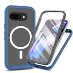 For Google Pixel 9a Starry Sky Solid Color Series MagSafe Phone Case with PET Film(Royal Blue)