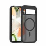 For Google Pixel 9 / 9 Pro Skin Feel TPU Hybrid PC MagSafe Phone Case(Black)