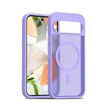 For Google Pixel 9 / 9 Pro Skin Feel TPU Hybrid PC MagSafe Phone Case(Purple)