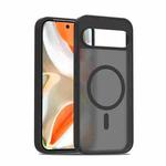 For Google Pixel 9 Pro XL Skin Feel TPU Hybrid PC MagSafe Phone Case(Black)