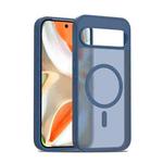 For Google Pixel 9 Pro XL Skin Feel TPU Hybrid PC MagSafe Phone Case(Blue)