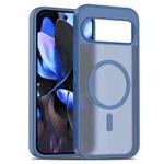 For Google Pixel 10 Pro XL Skin Feel TPU Hybrid PC MagSafe Phone Case(Blue)