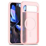 For Google Pixel 10 Pro XL Skin Feel TPU Hybrid PC MagSafe Phone Case(Pink)