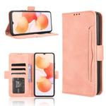 For Cubot A10 Skin Feel Calf Texture Card Slots Leather Phone Case(Pink)