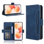 For Cubot A10 Skin Feel Calf Texture Card Slots Leather Phone Case(Blue)