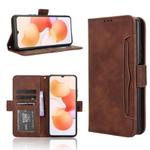 For Cubot A10 Skin Feel Calf Texture Card Slots Leather Phone Case(Brown)