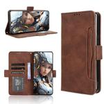 For Cubot Max 5 Skin Feel Calf Texture Card Slots Leather Phone Case(Brown)