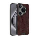 For Huawei Pura 70 ABEEL Ruyi Pattern 6D Micro Relief MagSafe Leather Phone Case(Brown)