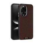 For Huawei nova 14 ABEEL Ruyi Pattern 6D Micro Relief MagSafe Leather Phone Case(Brown)
