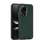 For Huawei nova 14 ABEEL Ruyi Pattern 6D Micro Relief MagSafe Leather Phone Case(Green)